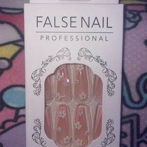 Pink French-tip Press-on Nails 24pcs